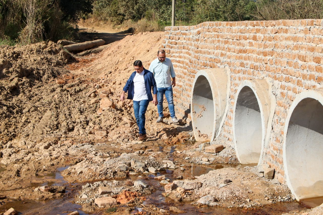 Obras de recuperação de pontes em área rural vão oferecer mais segurança e escoamento de produção