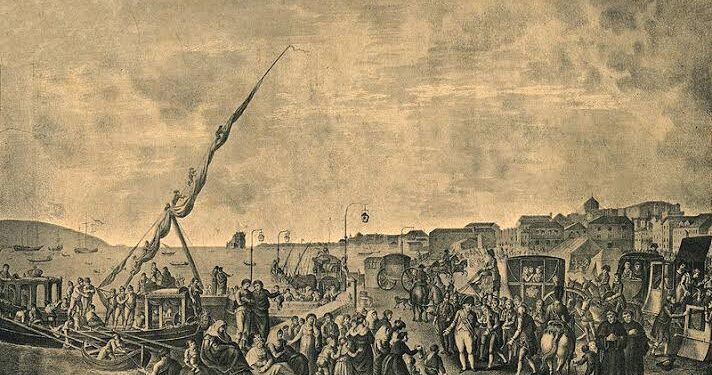 Embarque da Família Real para o Brasil em 1807, Nicolas-Louis-Albert Delerive