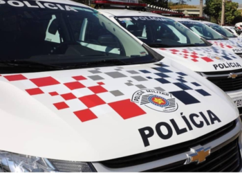 A Polícia Militar do Estado de São Paulo atuando em ocorrências em Itapetininga. (Divulgação).