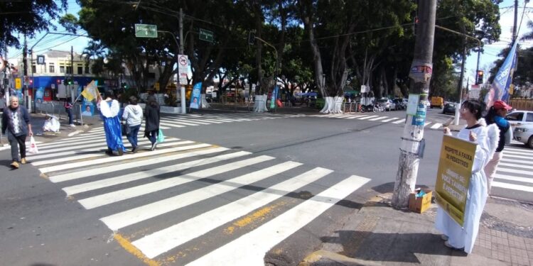 ‘Anjos da Guarda’ marcam atividade na Semana Nacional de Trânsito em Itapetininga