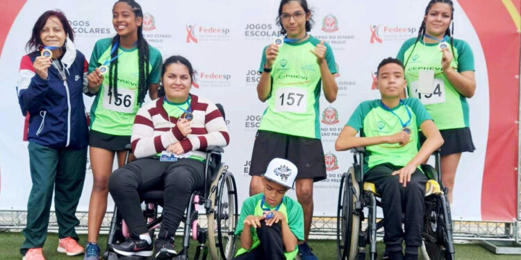 Itapetininganos defendem Seleção Paulista em Etapa da Paralimpiadas Escolares