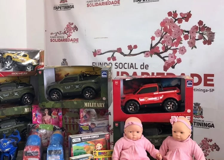 Fundo Social de Itapetininga recebe doações de brinquedos para o Natal