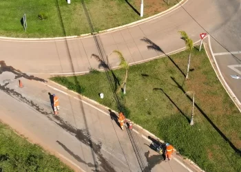 Prefeitura de Itapetininga inicia obras de preparo para receber nova pavimentação na rotatória da avenida Dr. Ciro de Albuquerque