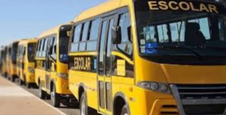 Ônibus de transporte escolar. (Agência Brasil)