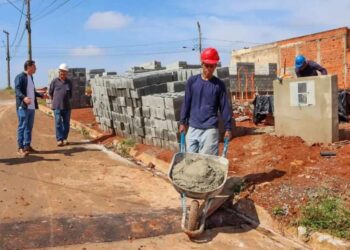 A construção divil é uma área que responde rápido na geração de postos de trabalho e garante moradia. (Divulgação/Prefeitura de Itapetininga).