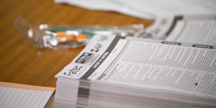 Processo seletivo tem vagas para cursos técnicos, especializações técnicas e vagas remanescentes; prova presencial será em 4 de junho. (Divulgação/ Governo do Estado de São Paulo)