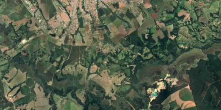 A Fazenda do Estado fica próximo ao Bairro da Chapadinha entre Itapetininga e São Miguel Arcanjo. (Google Maps)
