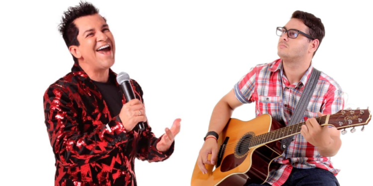 Os cantores Regis Danese e Cesar Henrique. (Divulgação)