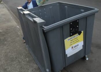 A gestante que abandonou o feto dentro de um contêiner de lixo durante o fim de semana. (Reprodução/Internet)