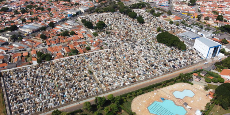 O cemitério São João Batista na Vila Rio Branco em Itapetininga. (Divulgação)