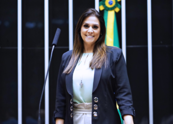 Simone Marquetto (MDB) é deputada federal eleita pelo Estado de São Paulo. (Pablo Valadares/Câmara dos Deputados)