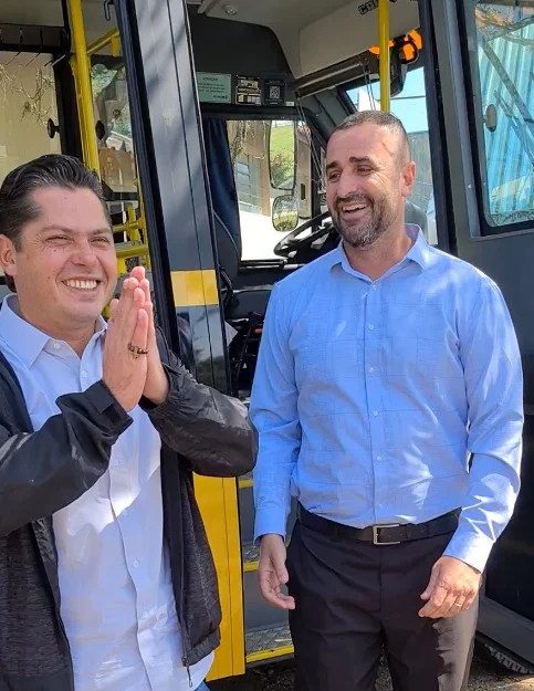 O prefeito Jeferson Brun e o deputado estadual Vitão do Cachorrão. (Divulgação/ Prefeitura de Itapetininga)