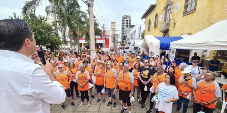 O prefeito de Itapetininga, Jeferson Brun, prestigiou no último sábado, dia 15, o Circuito de Saúde. (Divulgação/ Prefeitura de Itapetininga)