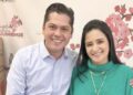 O prefeito de Itapetininga, Jeferson Brun, e a Primeira-Dama e presidente do Fundo Social de Solidariedade, Simone Brun. (Divulgação/Prefeitura de Itapetininga)