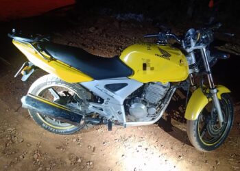 A moto foi furtada em Sorocaba no dia 4 deste mês. (Divulgação/Polícia Militar)