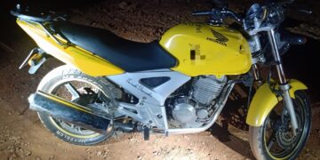 A moto foi furtada em Sorocaba no dia 4 deste mês. (Divulgação/Polícia Militar)