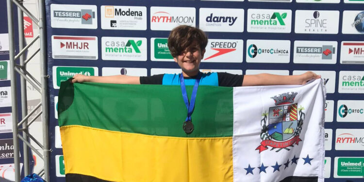 O atleta Luca Fermino vem alcançando excelentes resultados, levando o nome da Itapetininga nos torneios da região. (Divulgação)