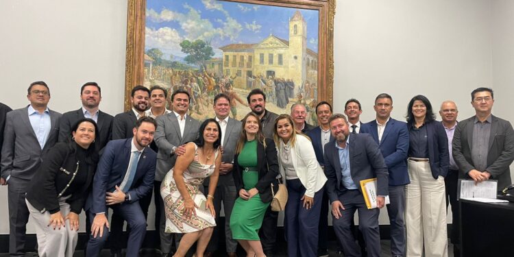 O deputado federal e presidente estadual do Progressistas, Maurício Neves, liderou na última segunda-feira, dia 3, uma audiência com os prefeitos da região do Sudoeste com o Secretário da Casa Civil do Governo de São Paulo, Arthur Lima. (Divulgação)