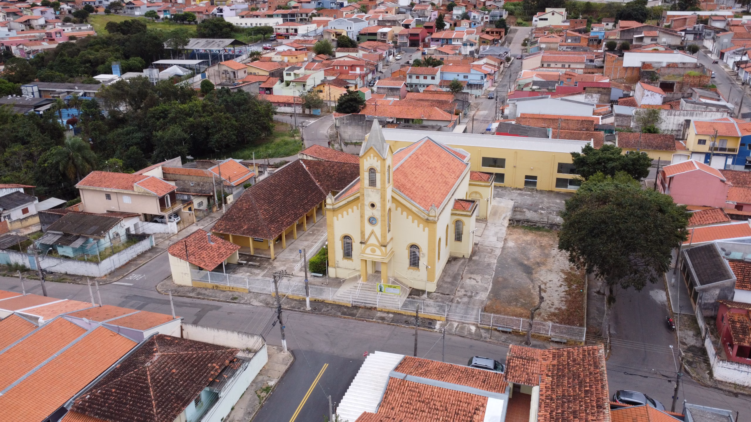 Paróquia de Sant’Ana está localizada na rua Lindolfo Machado de Albuquerque, 140, na Vila Santana, em Itapetininga. (Willian Furtado)