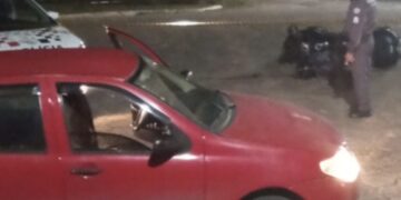 . A ocorrência aconteceu na noite desta terça-feira, dia 4, na Avenida Walter Fontana, na vila Palmeira. (reprodução)