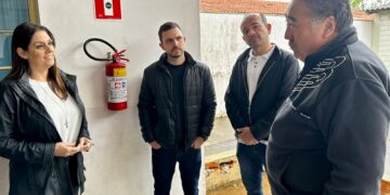A deputada federal Simone Marquetto (MDB-SP) visitou as obras da Casa da Gestante e da Saúde da Mulher, em Capão Bonito. (Divulgação)