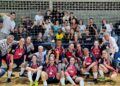 Na Comissão técnica, Marinho Mello, Marcelo Mello, Ana Zanon e Bianca Rother.(Divulgação)