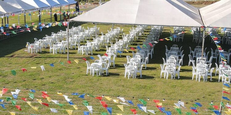 O palco da festança será o Recinto de Exposições “Acácio de Moraes Terra”. (Divulgação)