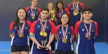 Os grandes destaques foram o Badminton Feminino Livre, Badminton Masculino 21, Damas Feminino Livre, Tênis Feminino 21 e Tênis Masculino 21 que foram campeões em suas modalidades. (Divulgação)