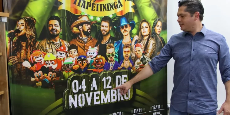 O prefeito Jeferson Brun anunciou nesta segunda-feira, dia 25, as atrações da programação de aniversário dos 253 anos de fundação de Itapetininga. (Divulgação)