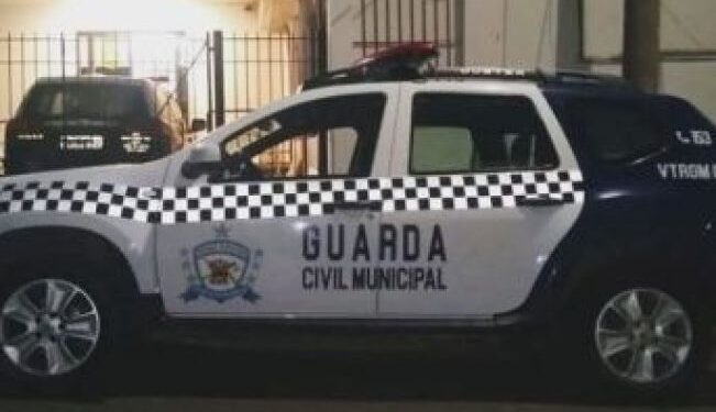 A equipe da GCM prosseguiu até o plantão policial para encaminhar todo o material apreendido. (Divulgação)