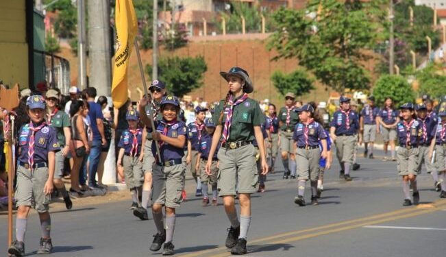 O desfile cívico será dia 7 de setembro, quinta-feira, a partir das 8 horas. (Divulgação)