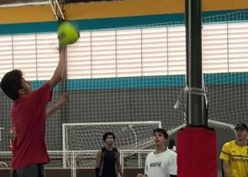 Os treinos são realizados no Os interessados podem, ainda, se dirigir diretamente ao local dos treinos, no Ginásio de Esportes “Mário Carlos Martins”. (Divulgação)