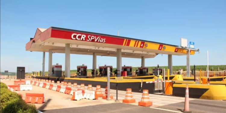 Praça de Pedágio da CCR SPVias — Foto: Divulgação/Comunicação CCR SPVias