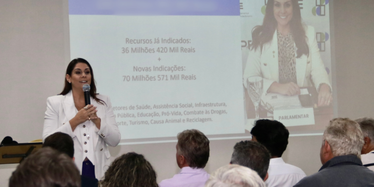 A deputada federal Simone Marquetto (MDB-SP). (Divulgação)