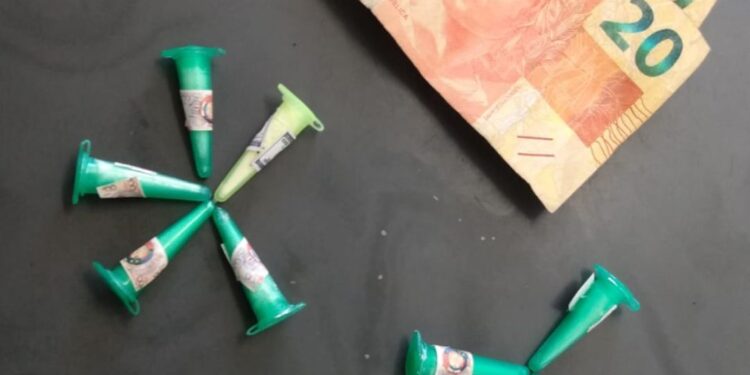 Foto divulgada pelo Polícia Militar.