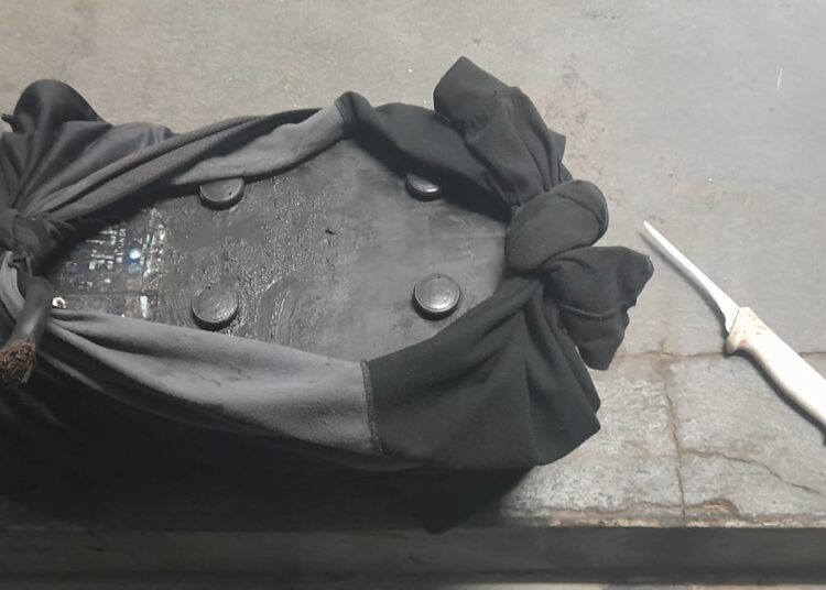 A bateria furtada foi devolvida ao proprietário. (Divulgação)