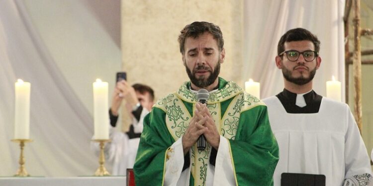 O Cerco de Jericó é realizado na Catedral Nossa Senhora dos Prazeres em Itapetininga. (Divulgação/Diocese de Itapetininga)