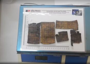 Mulher foi presa com um invólucro de cocaína e 18 gramas de uma droga sintética, conhecida como M4. (Divulgação/SAP)