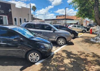 Estacionamento rotativo. (William Furtado)