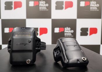 Tornozeleira eletrônica. (Governo do Estado de São Paulo)