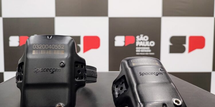 Tornozeleira eletrônica. (Governo do Estado de São Paulo)