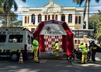 A CCR SPVias, com o apoio da Prefeitura de Itapetininga, realizará na próxima terça-feira (09/01), na praça Peixoto Gomide, área central do município. (Divulgação)