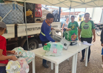 O “Câmbio Verde” é uma proposta inédita na região que promove a consciência ambiental e o reaproveitamento de produtos inservíveis. (Divulgação)