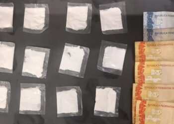 Polícia Militar apreendeu drogas. (Divulgação)