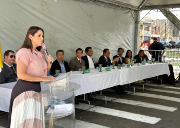 A deputada federal Simone Marquetto (MDB-SP) participou da solenidade de entrega da reforma e ampliação do Pronto Socorro do Hospital Municipal “Dr Léo Orsi Bernardes”. (Divulgação)