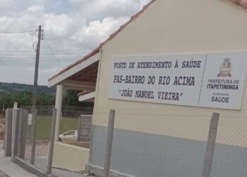 O Posto de Atendimento à Saúde (PAS) “João Manoel Vieira”, localizado no bairro Rio Acima, área rural do município. (Divulgação)