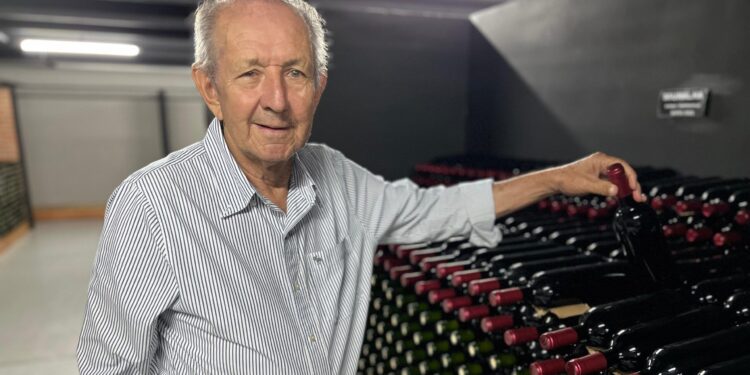 Sebastião Ferro produz 300 toneladas de uva para a produção de vinho ao ano. (Divulgação)
