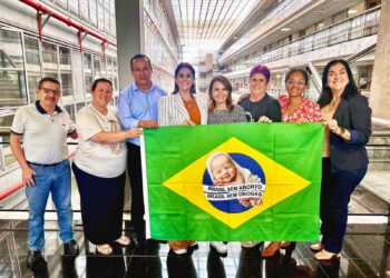 A primeira reunião da deputada federal Simone Marquetto (MDB-SP) como Coordenadora do Estado de São Paulo da Frente Parlamentar Pró-Vida no Congresso Nacional. (Divulgação)