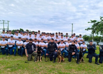 Alunos do curso de formação da GCM. (Divulgação)