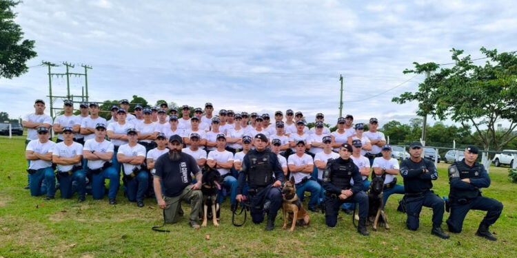 Alunos do curso de formação da GCM. (Divulgação)
